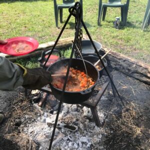 Campfire stew!