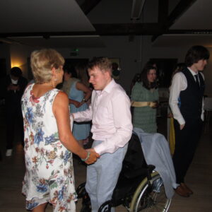 Jack having a boogie with Julie