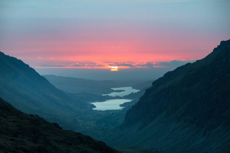 image of Snowden at sunrise.