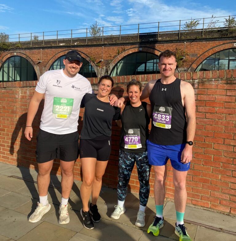 group image of runners smiling